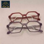 عینک طبی زنانه برند Golden Rays مدل چند ضلعی کد 7128 RB