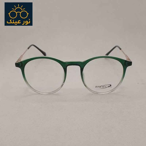عینک طبی زنانه کائوچویی ویفر برند مارکو marco مدل گرد کد R6105C4