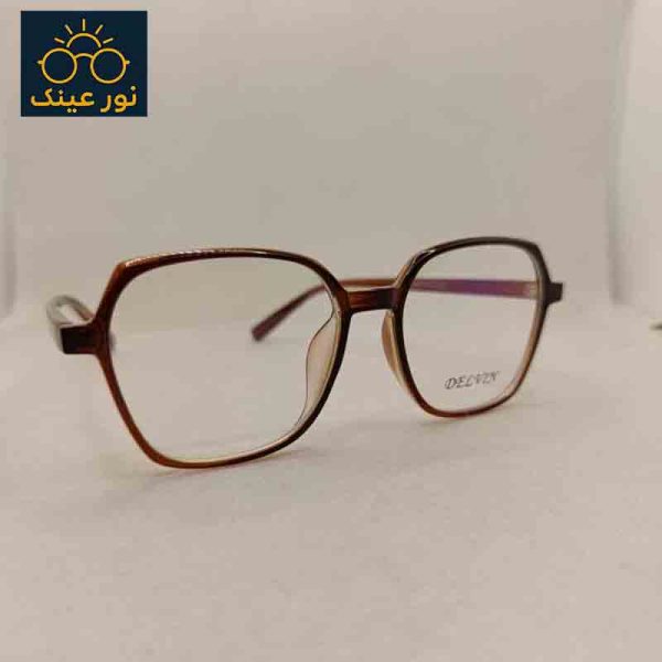 عینک طبی برند دلوین مدل چند ضلعی کد 5217145