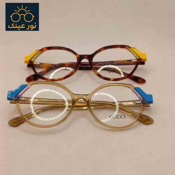 عینک طبی برند گوچي (Gucci) مدل چند ضلعی کد 17445